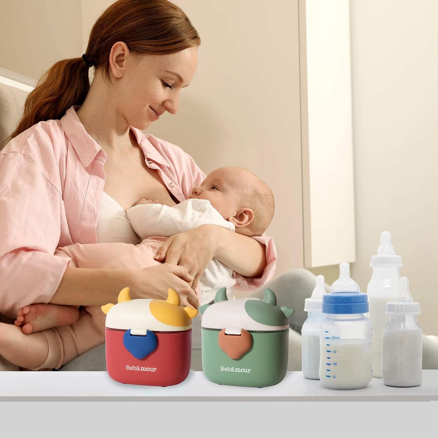 BEBAMOUR - Distributeur de lait portatif