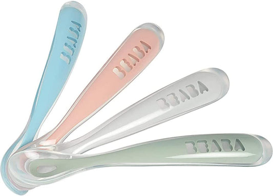BEABA - Lot de cuillères en silicone