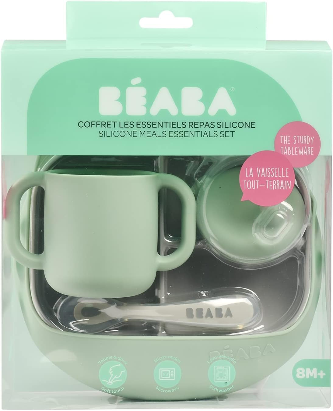 BEABA - Coffret repas en silicone