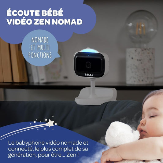 BÉABA - Babyphone vidéo Zen Nomad