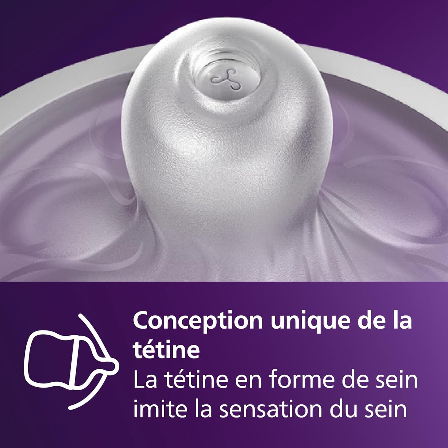 Philips Avent Natural Response - Coffret Découverte Pour Bébé : Biberon Natural Response 125 Ml Avec Tétine T2 (0 Mois Et Plus), Sucette Ultra Air, Modèle SCD837/10