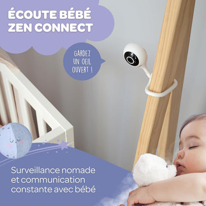 BÉABA - Babyphone vidéo Zen Connect