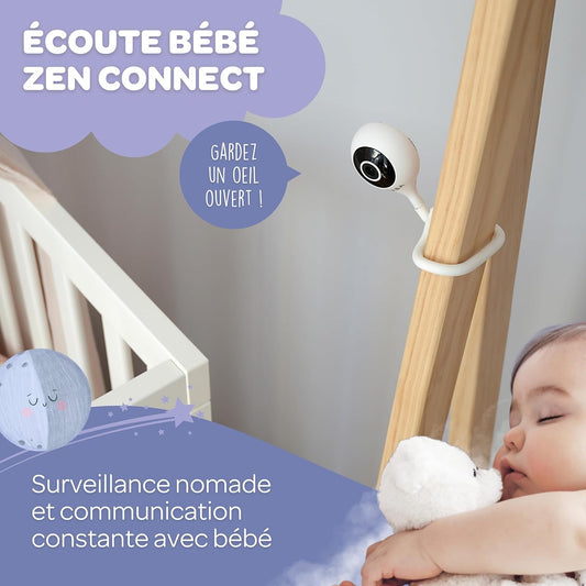 BÉABA - Babyphone vidéo Zen Connect