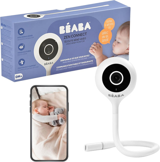 BÉABA - Babyphone vidéo Zen Connect