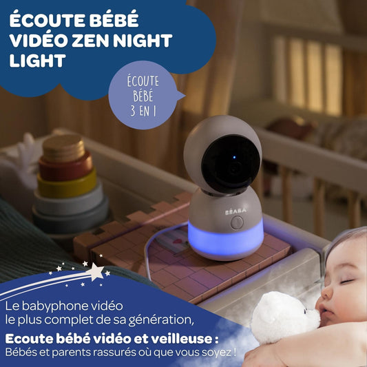 BÉABA - Babyphone vidéo Zen Night