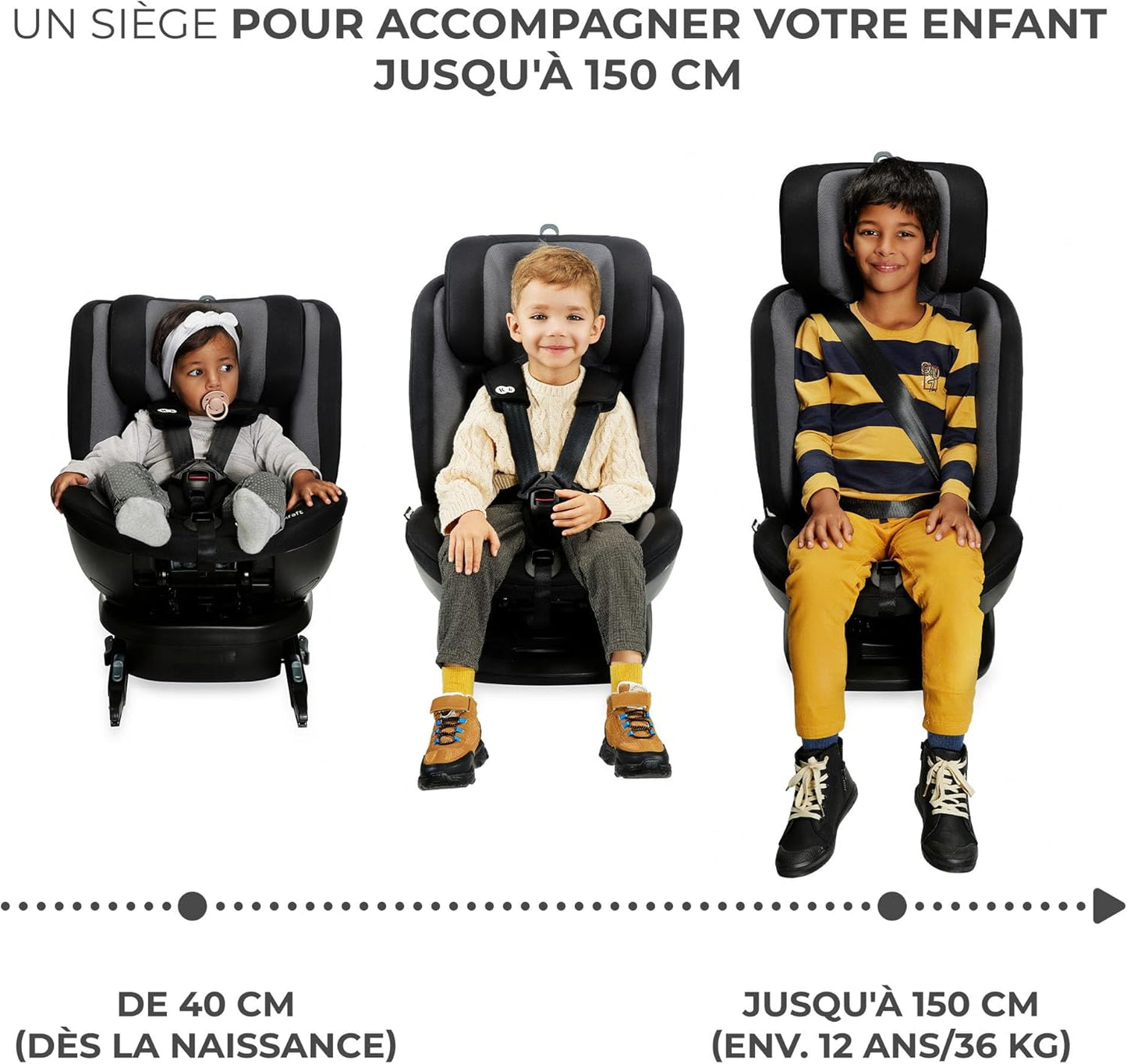 KINDERKRAFT - Siège auto 360° XPEDITION 2 I-Size 