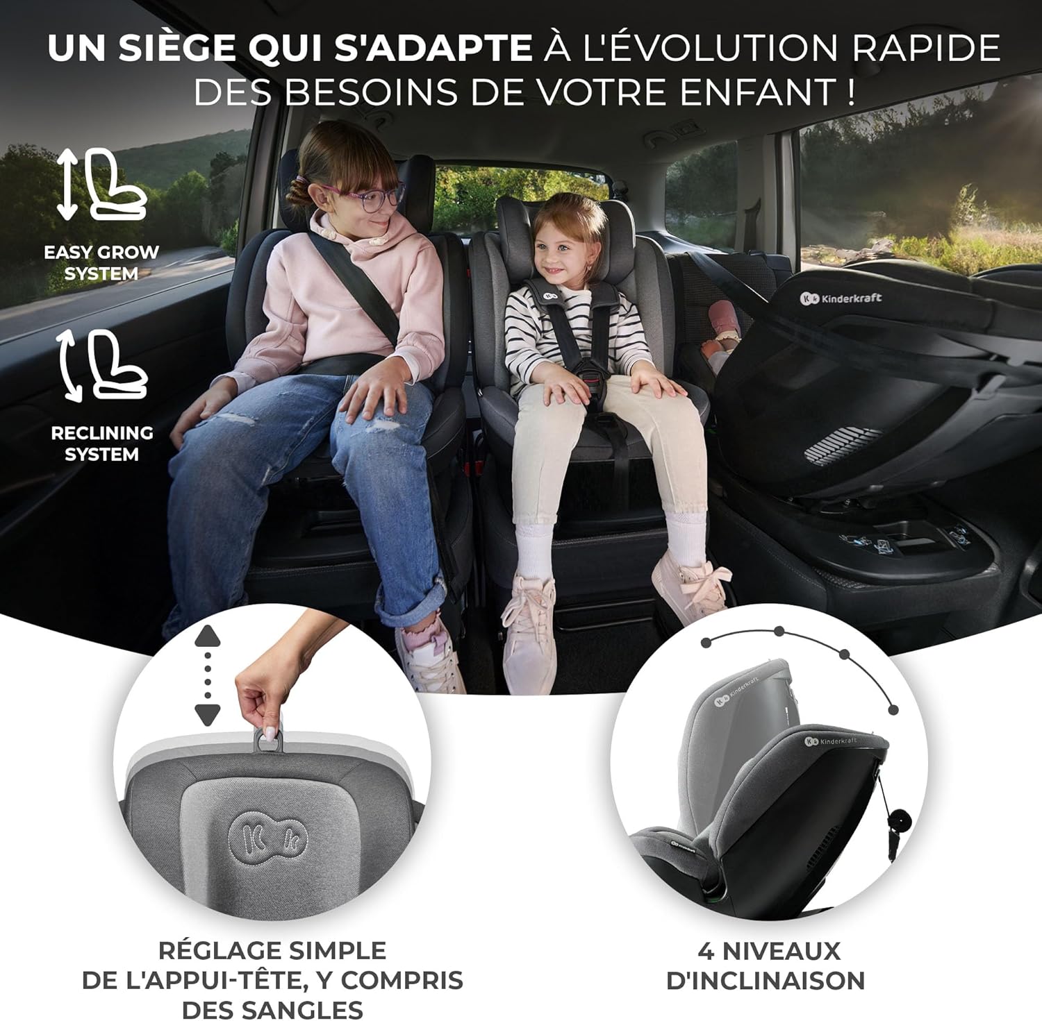 KINDERKRAFT - Siège auto 360° XPEDITION 2 I-Size 