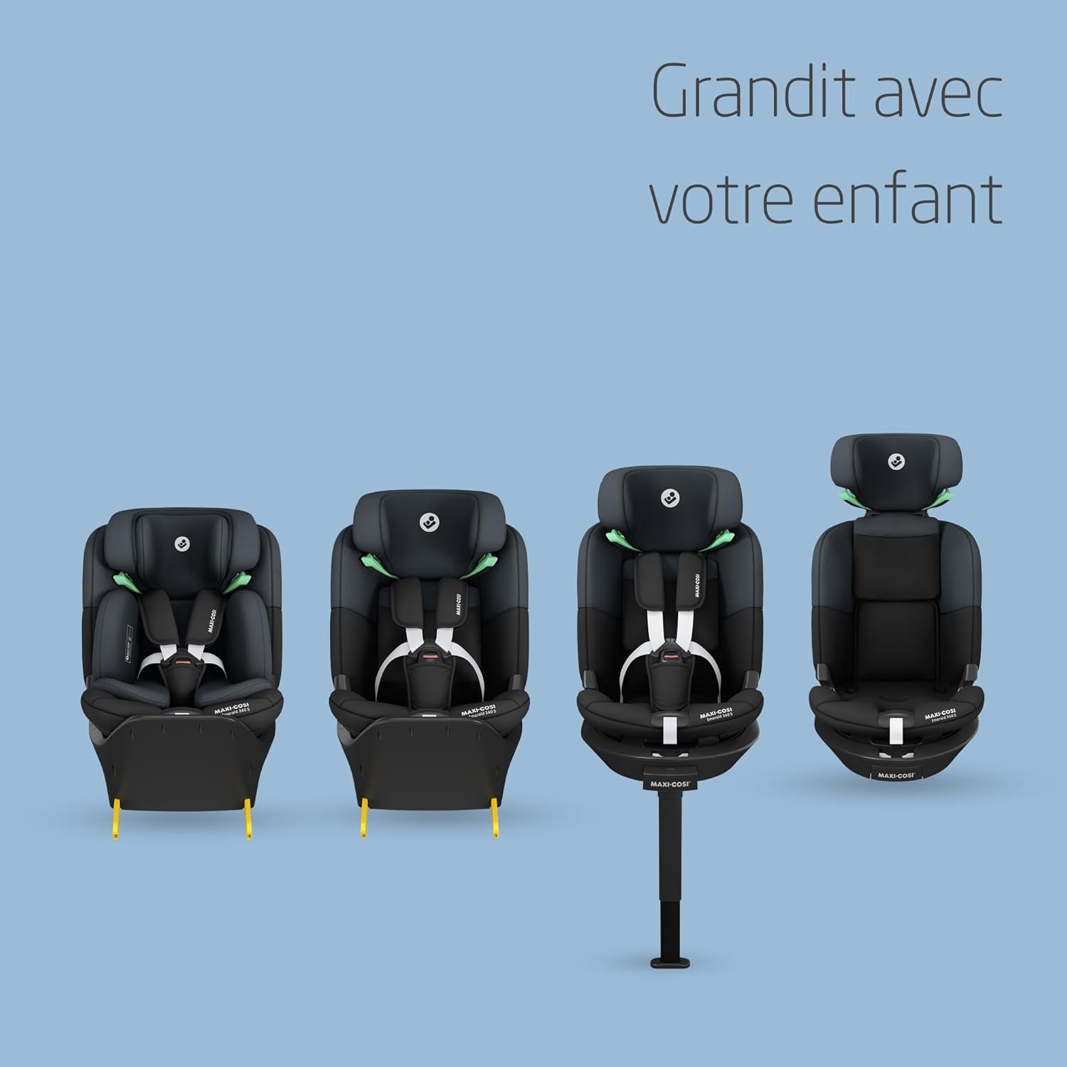 MAXI-COSI - Siège-Auto 360° Emerald + Isofix 